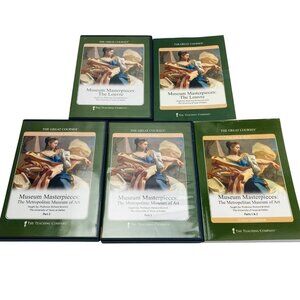 The Great Courses Museum Masterpieces DVD & Book Set The Louvre, Metropolitan